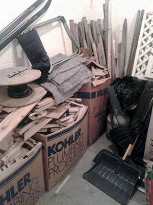 Dangers Of Clutter can blocked exit