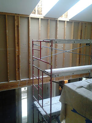Commerical Construction Drywall Removal - after