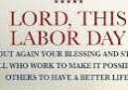 Labor Day prayer